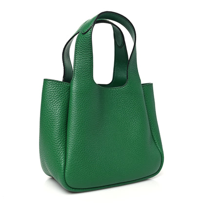 Prada Vitello Daino Soft Mini Dynamique Tote Verde 3 of 10