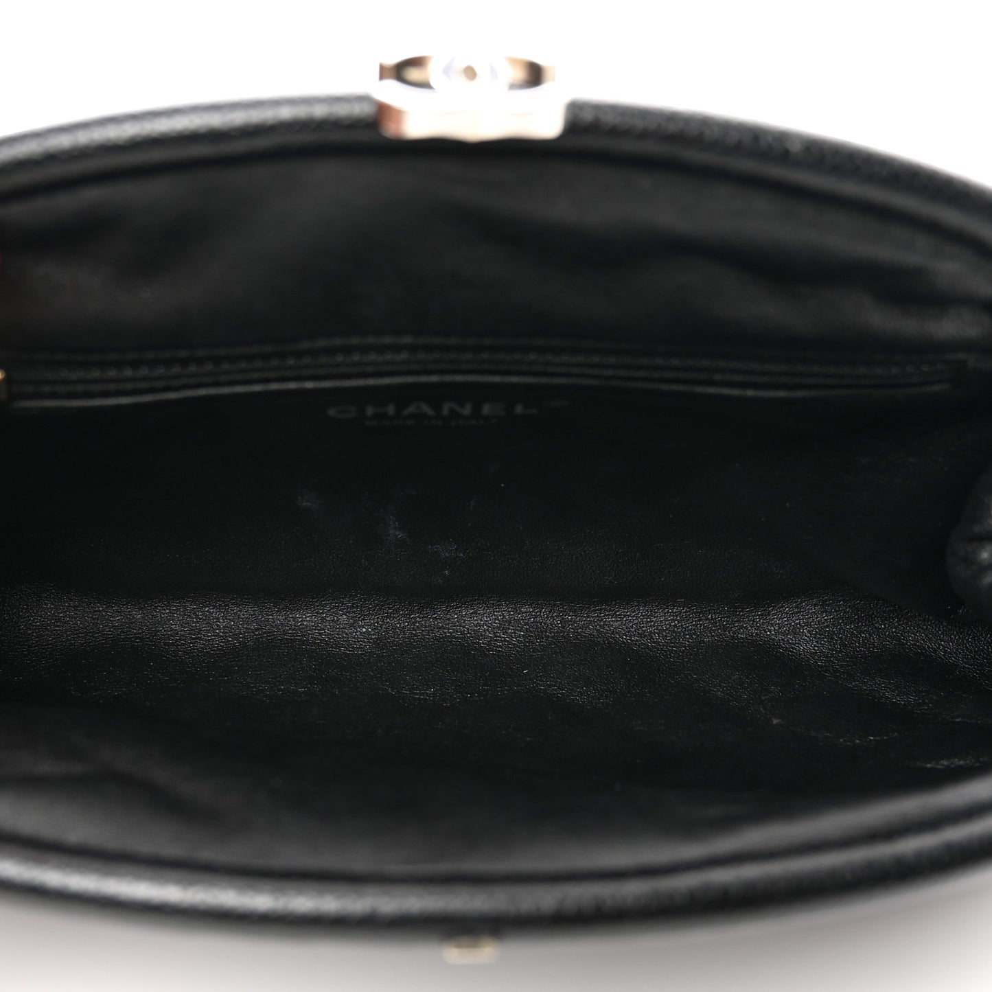 Caviar Quilted Timeless Clutch Black