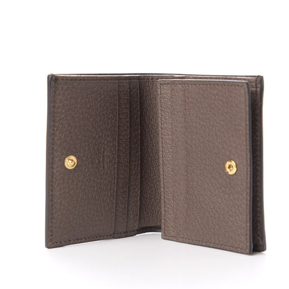 Gucci GG Supreme Monogram Web Ophidia Card Case Beige New Acero 5 of 7