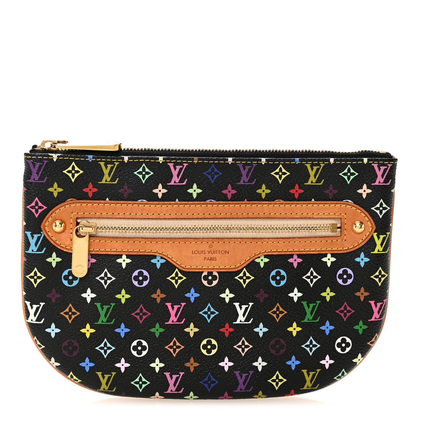 Monogram Multicolor Pochette Plate GM Black