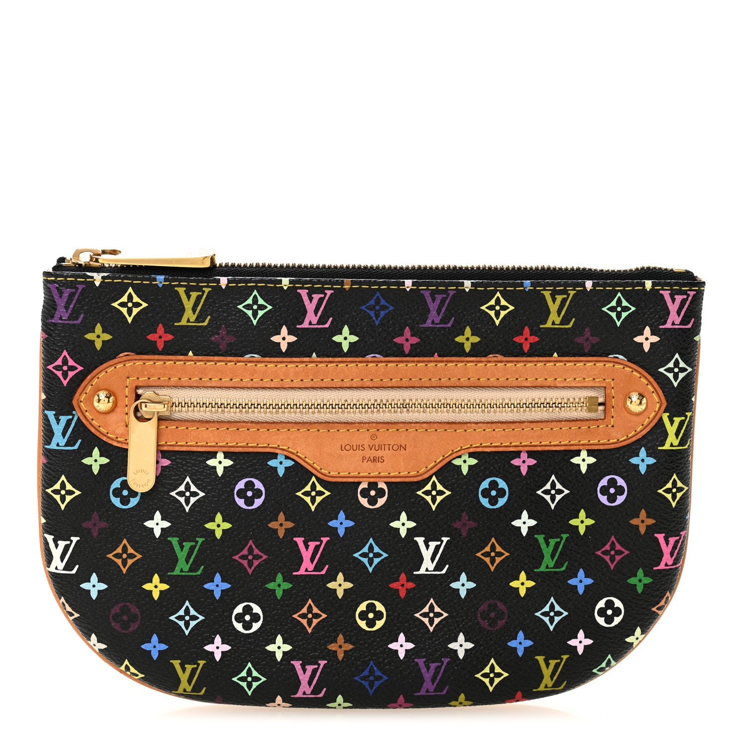 Louis Vuitton Monogram Multicolor Pochette Plate GM Black 1 of 7