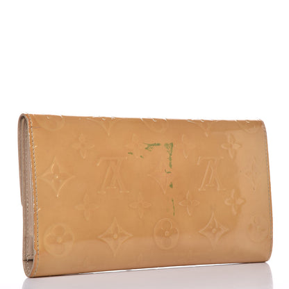 Louis Vuitton Vernis Porte Tresor International Wallet Beige 3 of 11