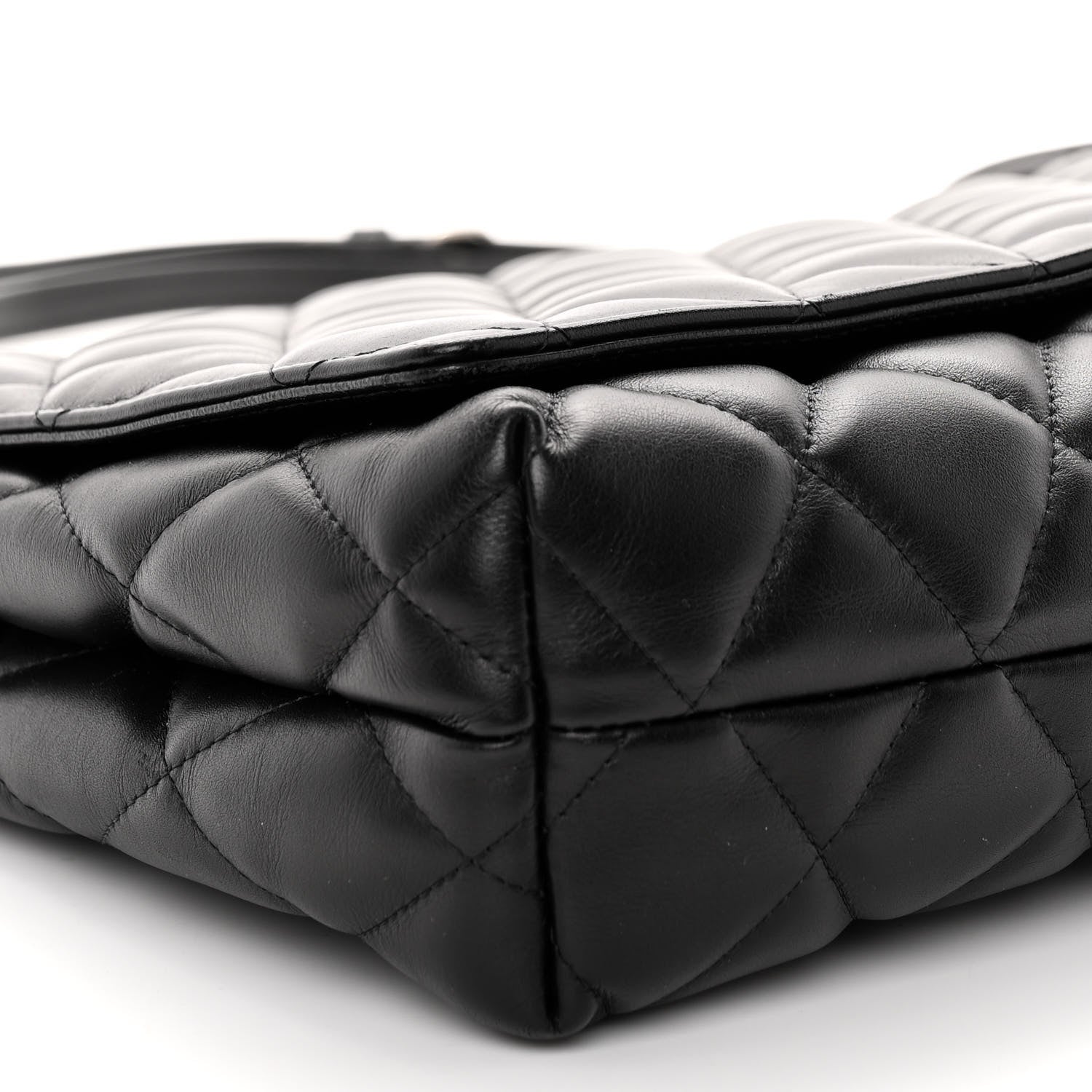 Balenciaga Nappa Calfskin Quilted Large Touch B Shoulder Bag 8 of 10
