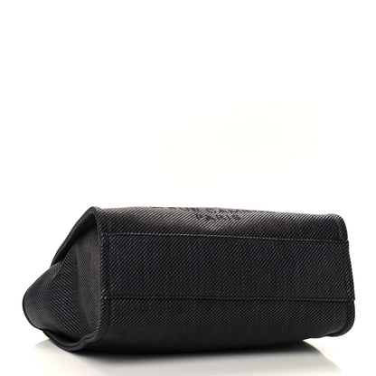 Chanel Mixed Fibers Small Deauville Tote Black 4 of 9