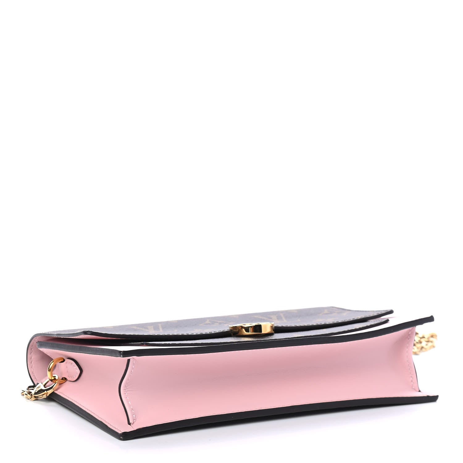 Louis Vuitton Monogram Flore Chain Wallet Rose Ballerine 4 of 7