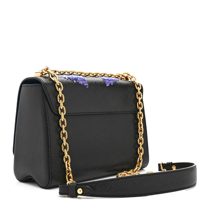 Louis Vuitton Epi Sequin Bird Twist Shoulder Bag MM Black 4 of 10