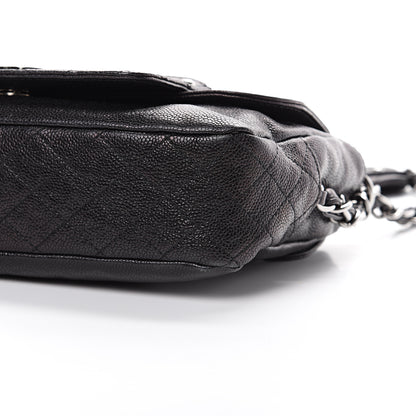Chanel Glazed Caviar Small Pocket In The City Shoulder Bag Black 11 of 11