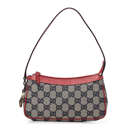 Gucci Monogram Small Pochette Red 1 of 9