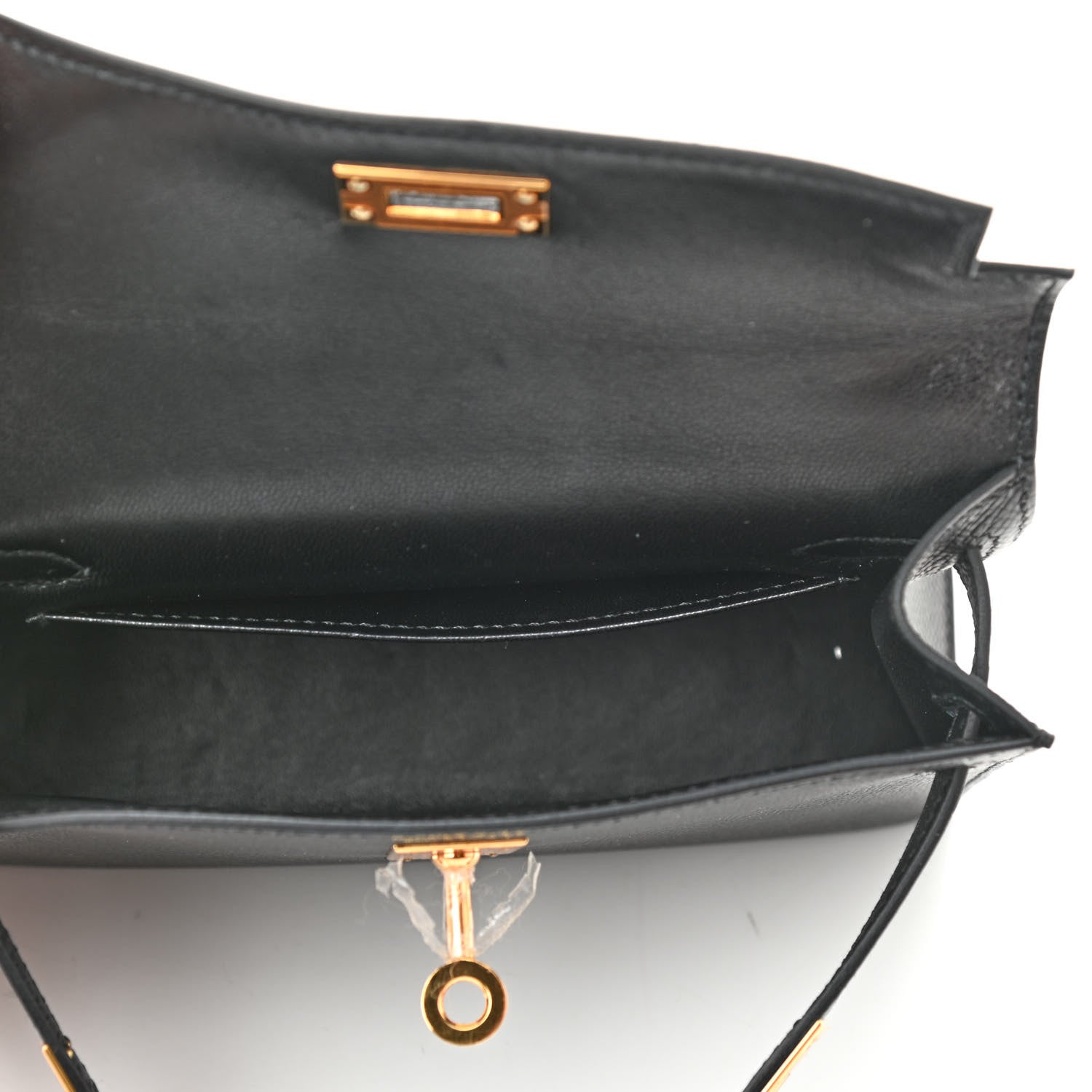 Hermes Epsom Mini Kelly Sellier 20 Black 5 of 11