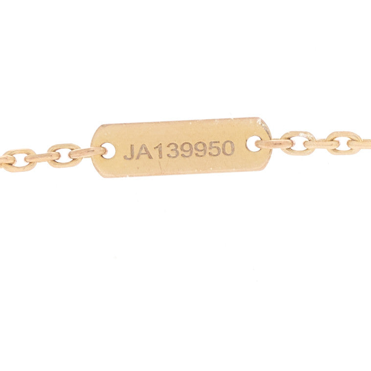 18K Rose Gold Vintage Alhambra Pendant Necklace