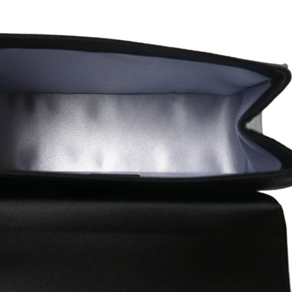 Judith Leiber Satin Crystal Bow Top Handle Black 5 of 10