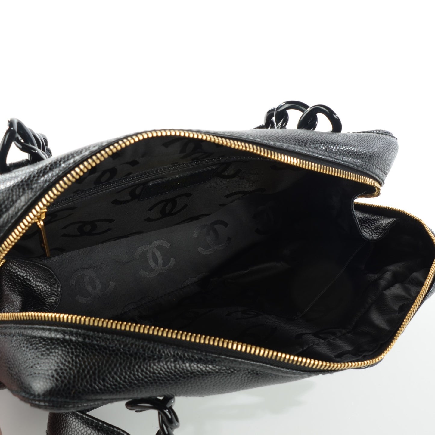 Caviar Bekko Chain Camera Bag Black