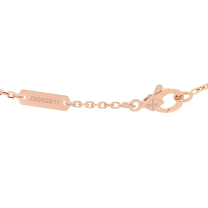 Van Cleef & Arpels 18K Rose Gold Vintage Alhambra Pendant Necklace 4 of 6