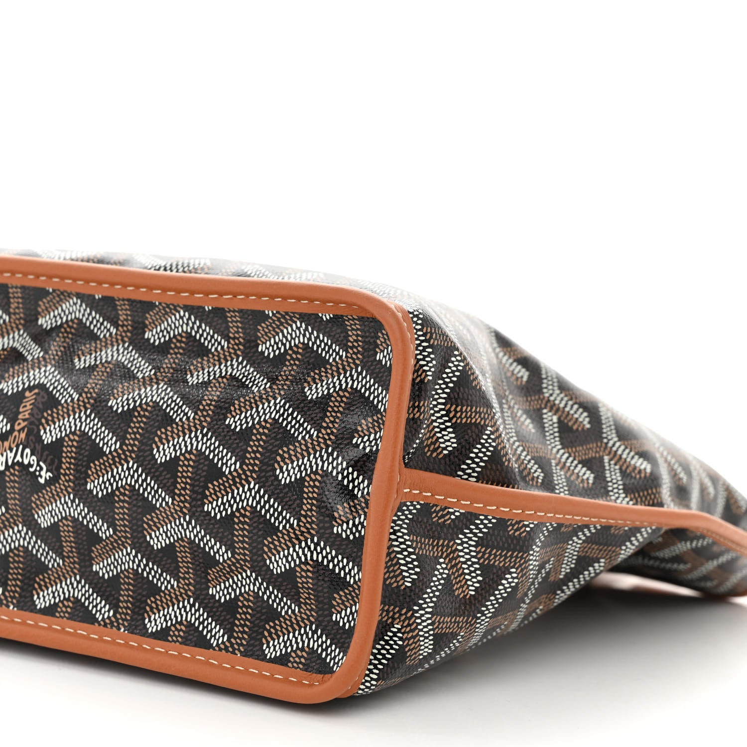 Goyard Goyardine Reversible Mini Anjou Black Gold 17 of 18