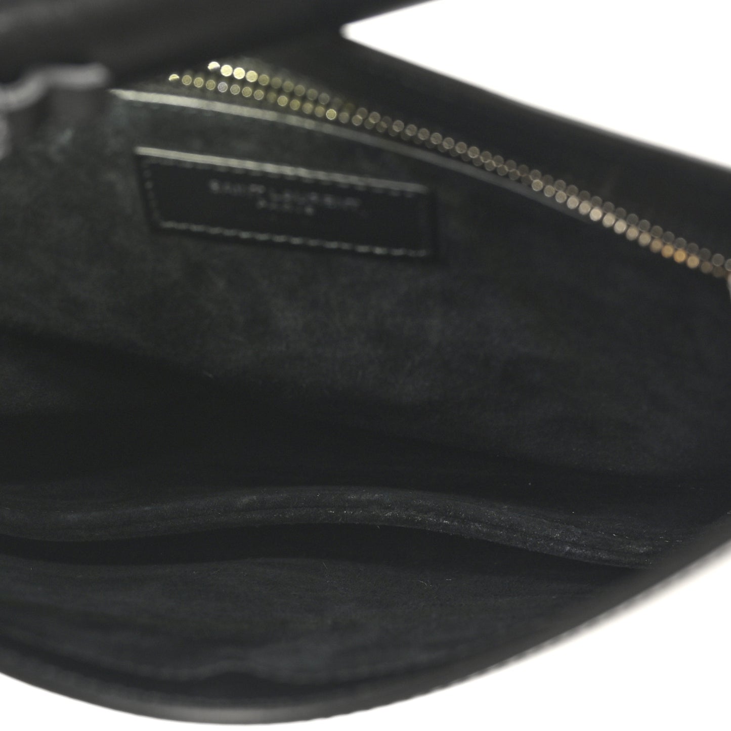 Patent Calfskin Sadie Shoulder Bag Black