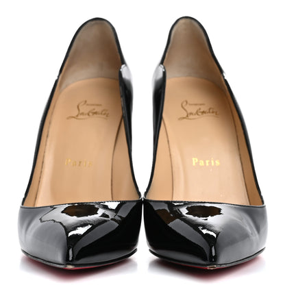 Christian Louboutin Patent Hot Chick 100 Pumps 39 Black 3 of 11