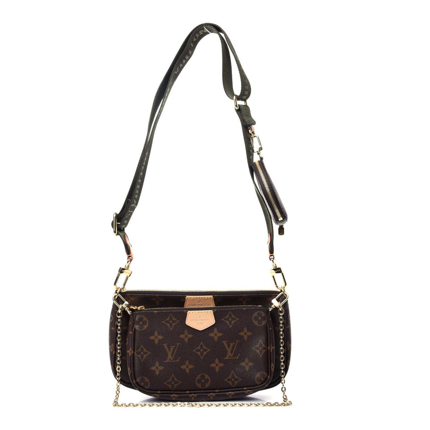 Monogram Multi Pochette Accessories Kaki