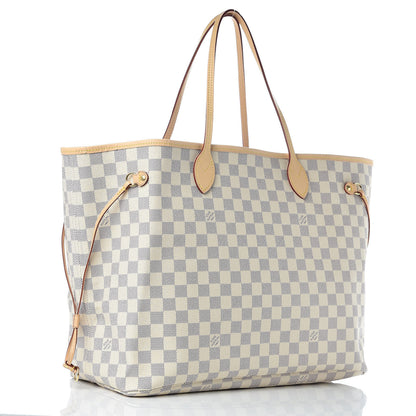 Louis Vuitton Damier Azur Neo Neverfull GM Rose Ballerine 4 of 12