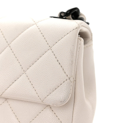 Chanel Caviar Quilted My Everything Small Flap White Black 11 of 12