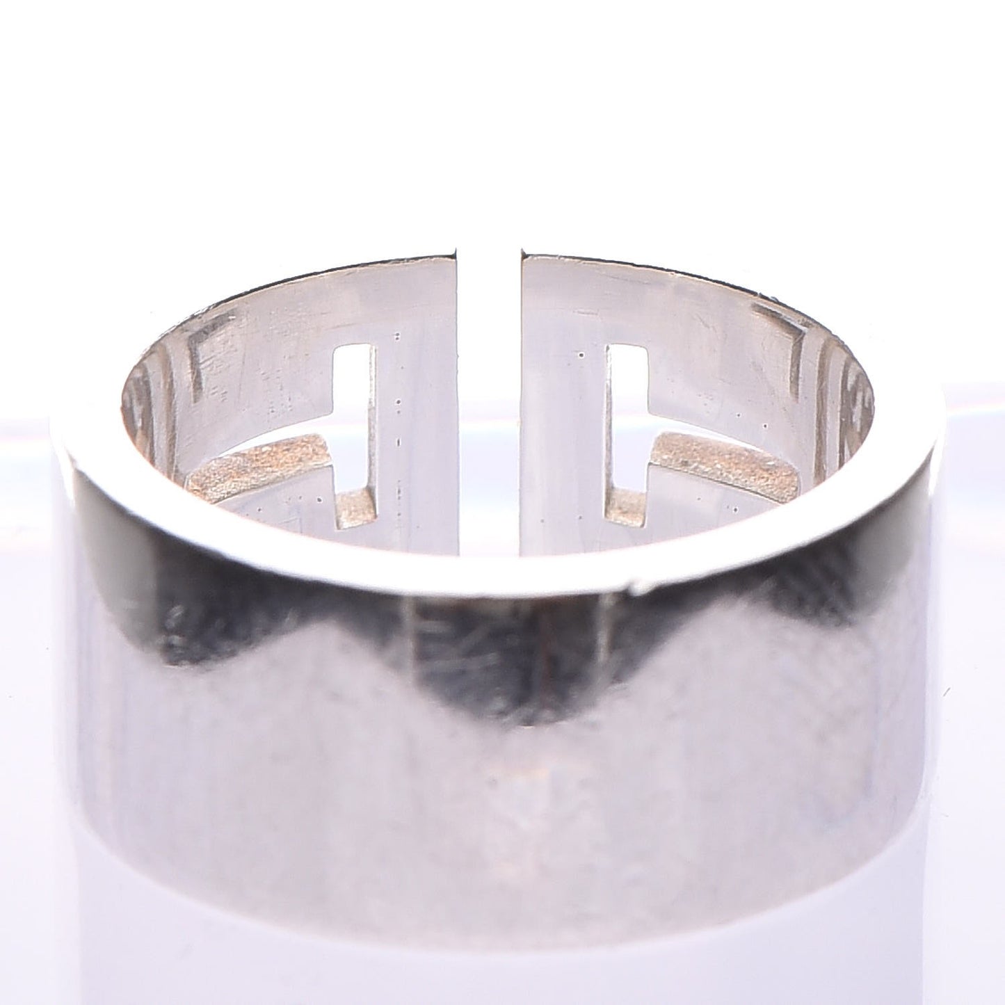 Sterling Silver T Cutout Ring 60 9