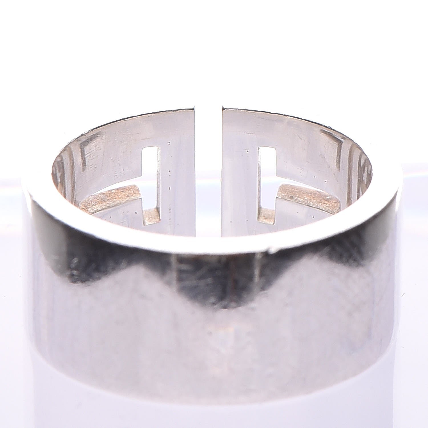 Tiffany Sterling Silver T Cutout Ring 60 9 3 of 10