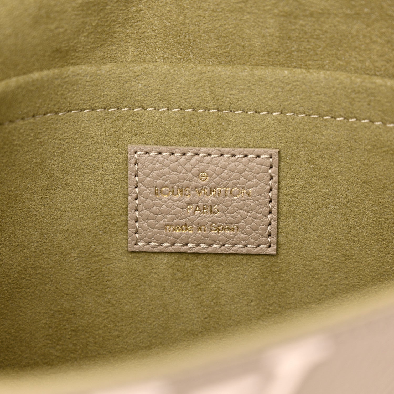 Louis Vuitton Empreinte Monogram Giant Felicie Pochette Tourterelle Creme 7 of 10