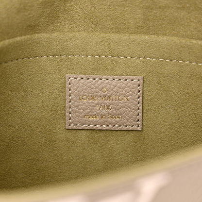 Louis Vuitton Empreinte Monogram Giant Felicie Pochette Tourterelle Creme 7 of 10
