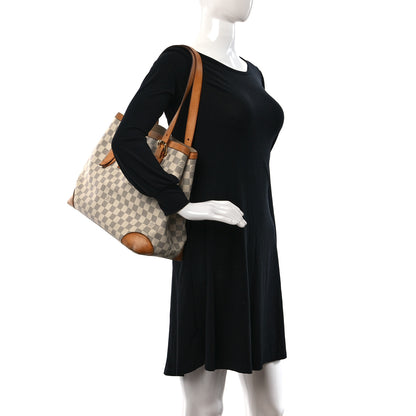 Louis Vuitton Damier Azur Hampstead MM 2 of 16