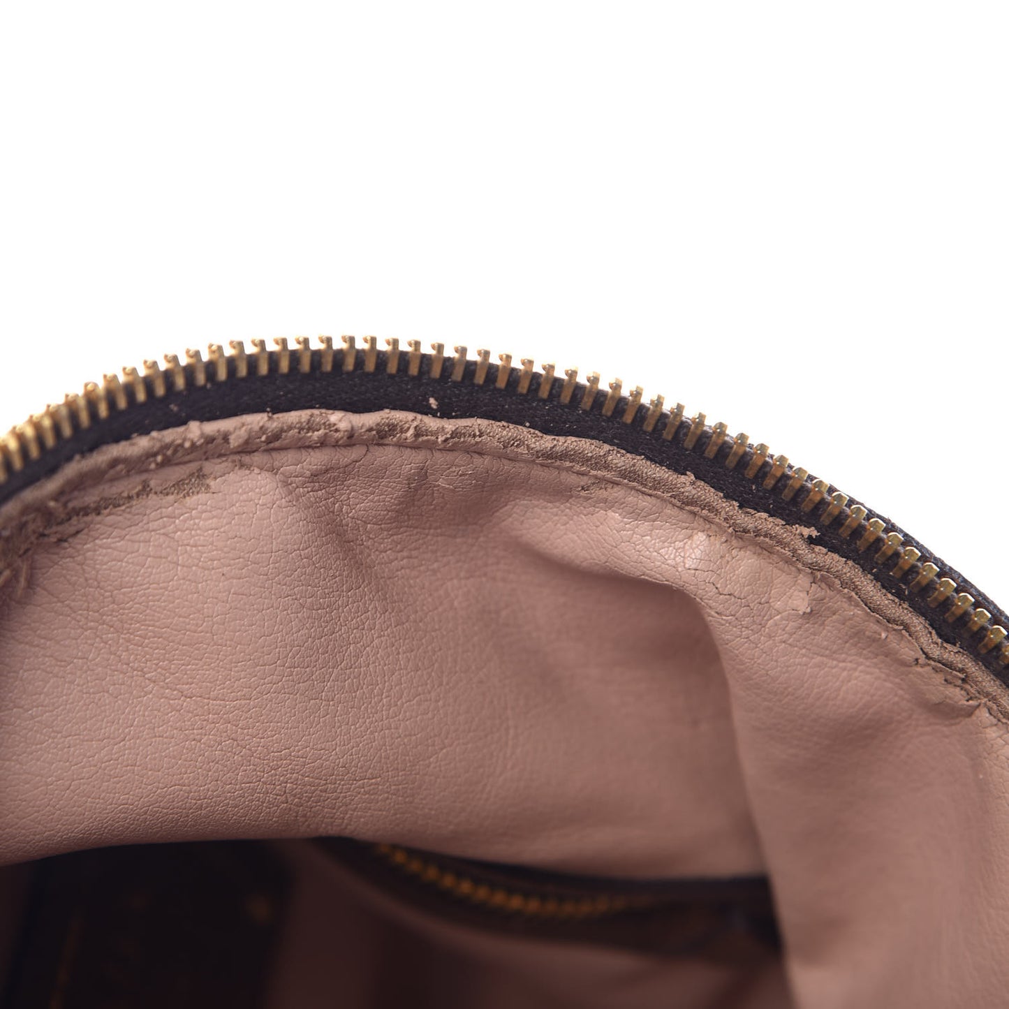 Cervo Lux Deerskin Chain Bag Bruciato