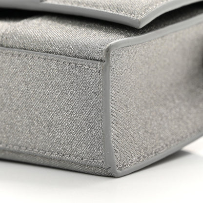 Balenciaga Glitter Fabric Hourglass Chain Bag Grey 9 of 14