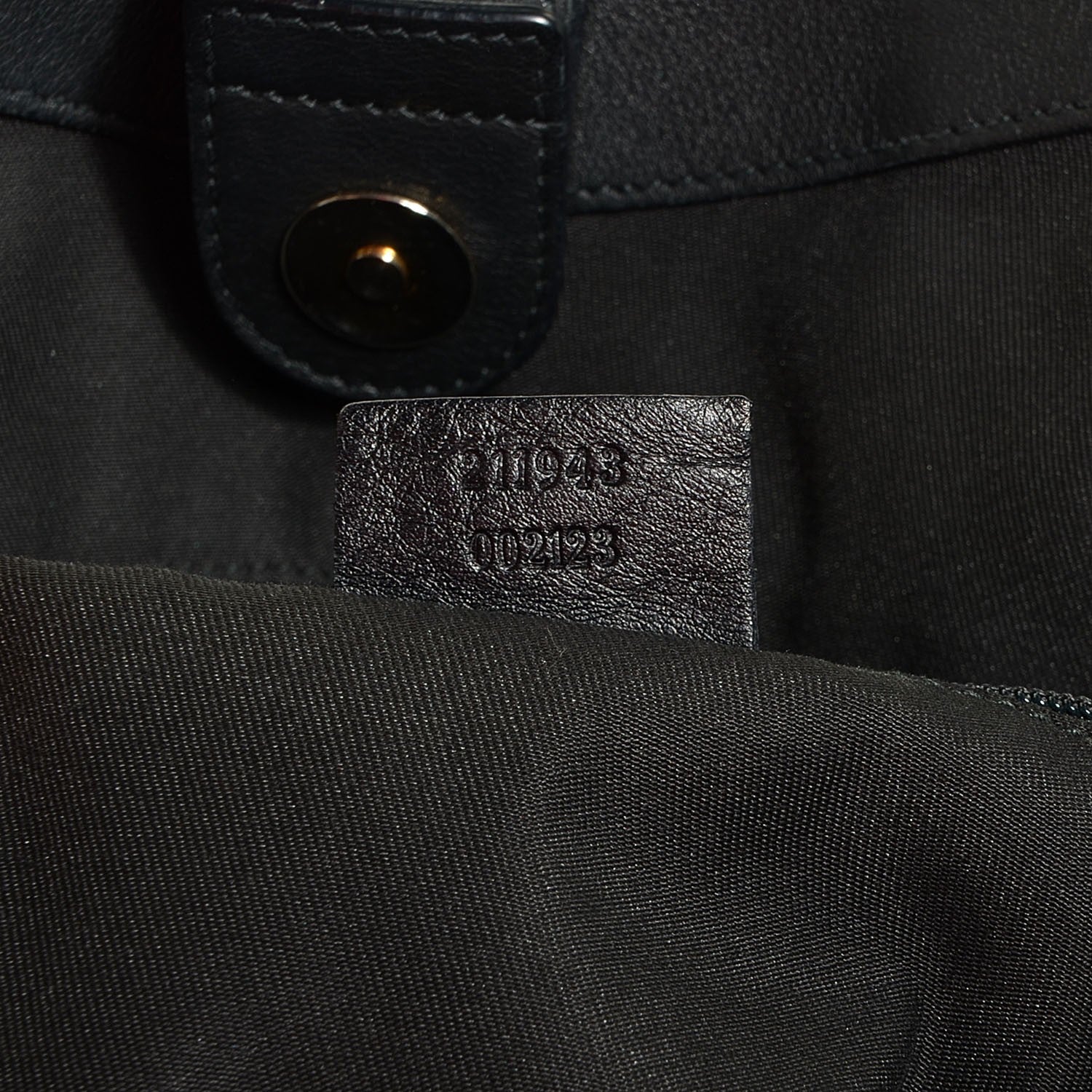 Gucci Monogram Large Sukey Tote Black 7 of 7