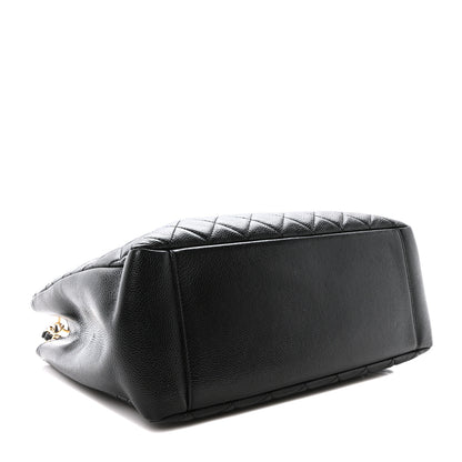 Chanel Caviar Quilted Grand Shopping Tote GST Black 4 of 10