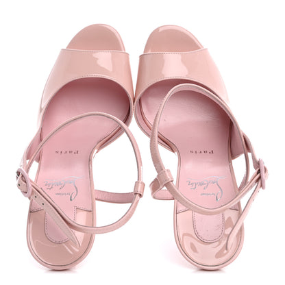 Christian Louboutin Patent So Jenlove 150 Pumps 39.5 Rosy 2 of 8