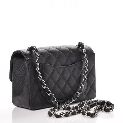 Chanel Caviar Quilted Mini Rectangular Flap Black 3 of 9
