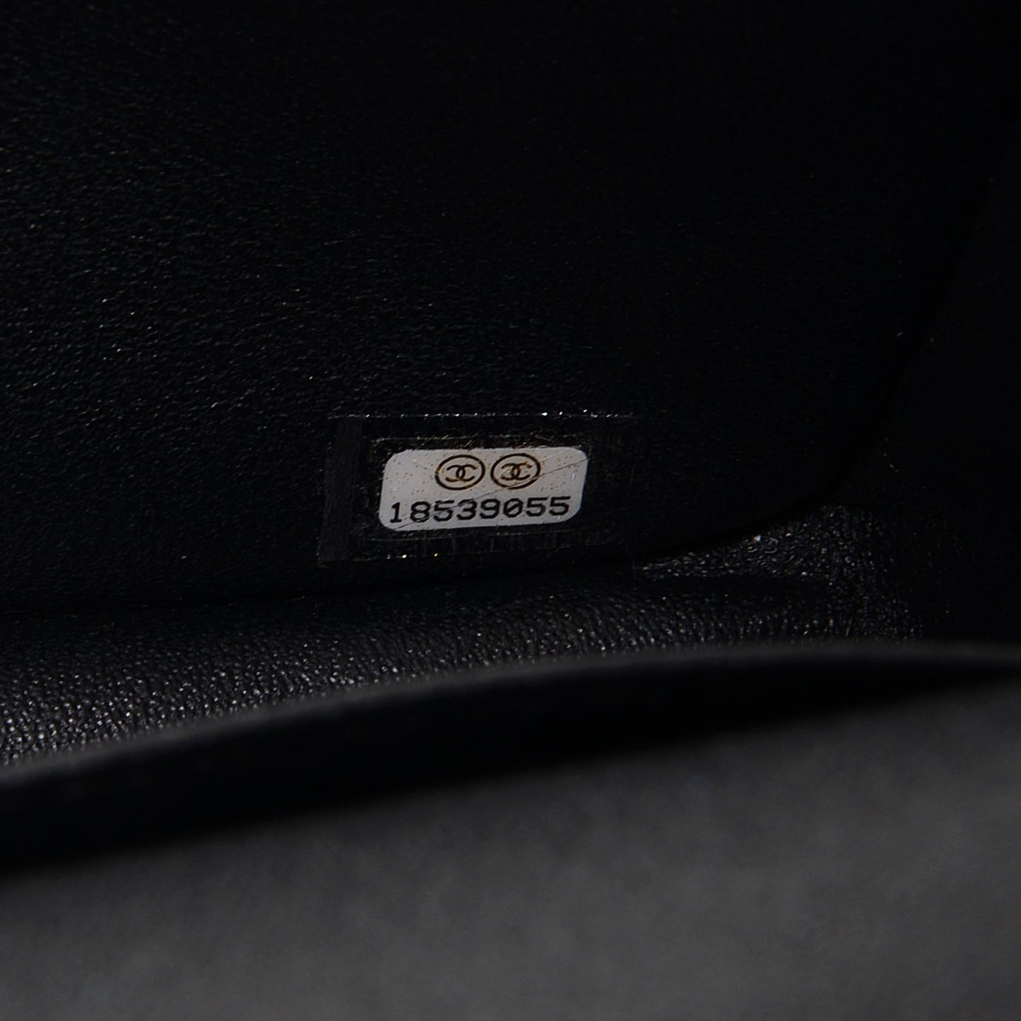 Patent Jumbo Double Flap Black