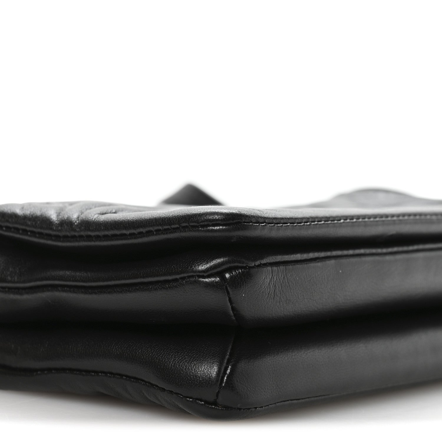 Louis Vuitton Lambskin Embossed Monogram Pochette Coussin Crossbody Black 14 of 19