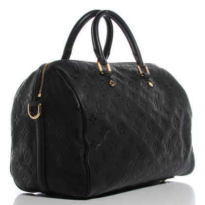 Louis Vuitton Empreinte Speedy Bandouliere 30 Black 3 of 8