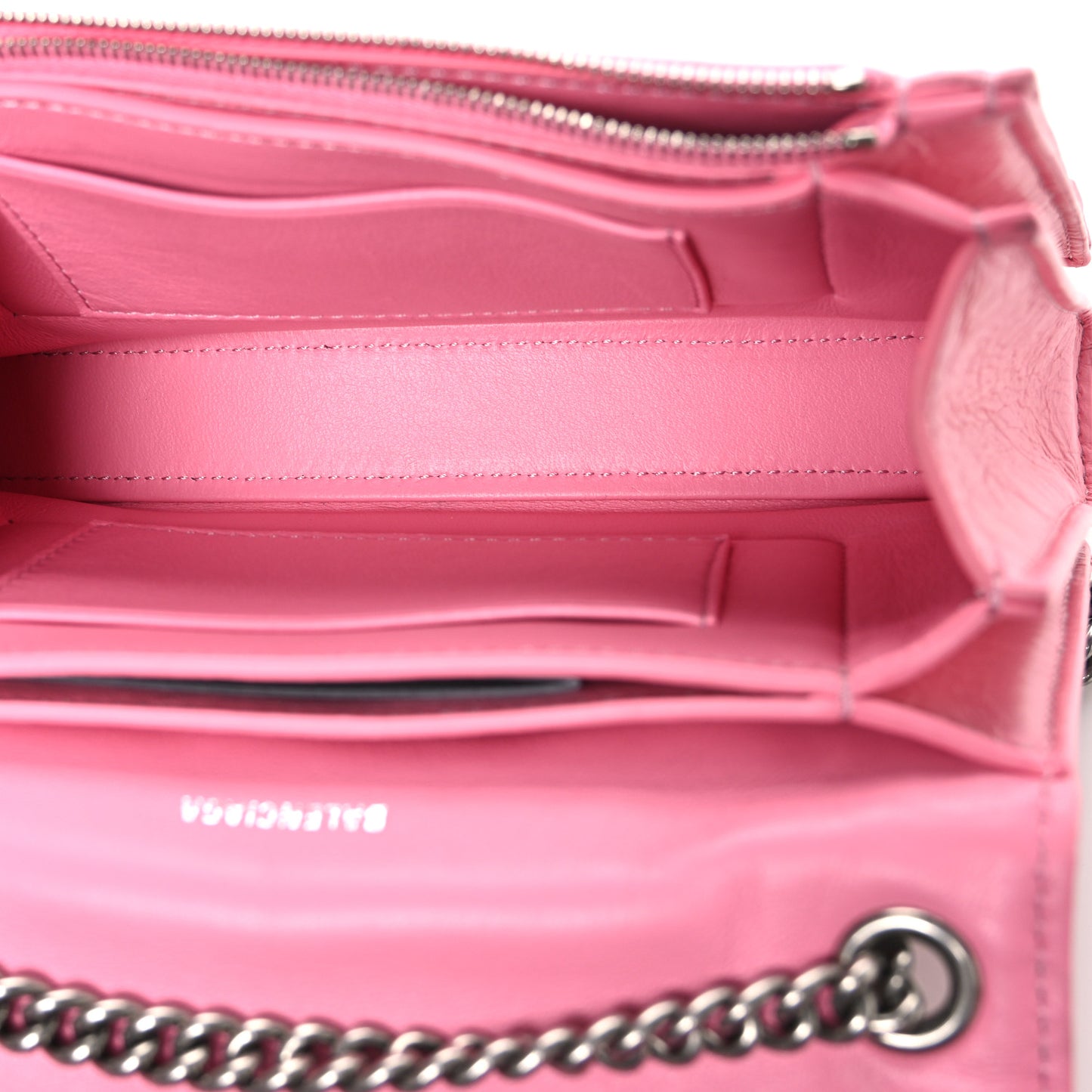 Crushed Calfskin Quilted XS Crush Chain Bag Sweet Pink