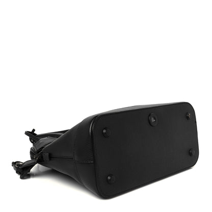 Balenciaga Calfskin LED Logo Projector Top Handle Bag Black 4 of 14