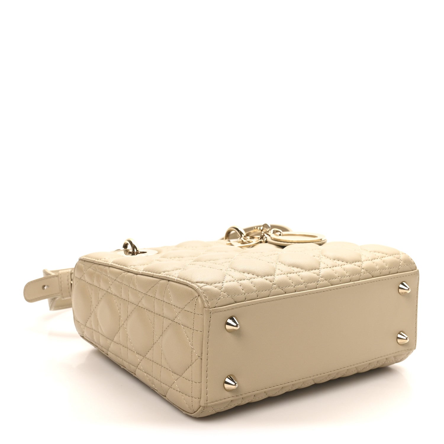 Christian Dior Lambskin Cannage Small My ABCDior Lady Dior Corda 4 of 11