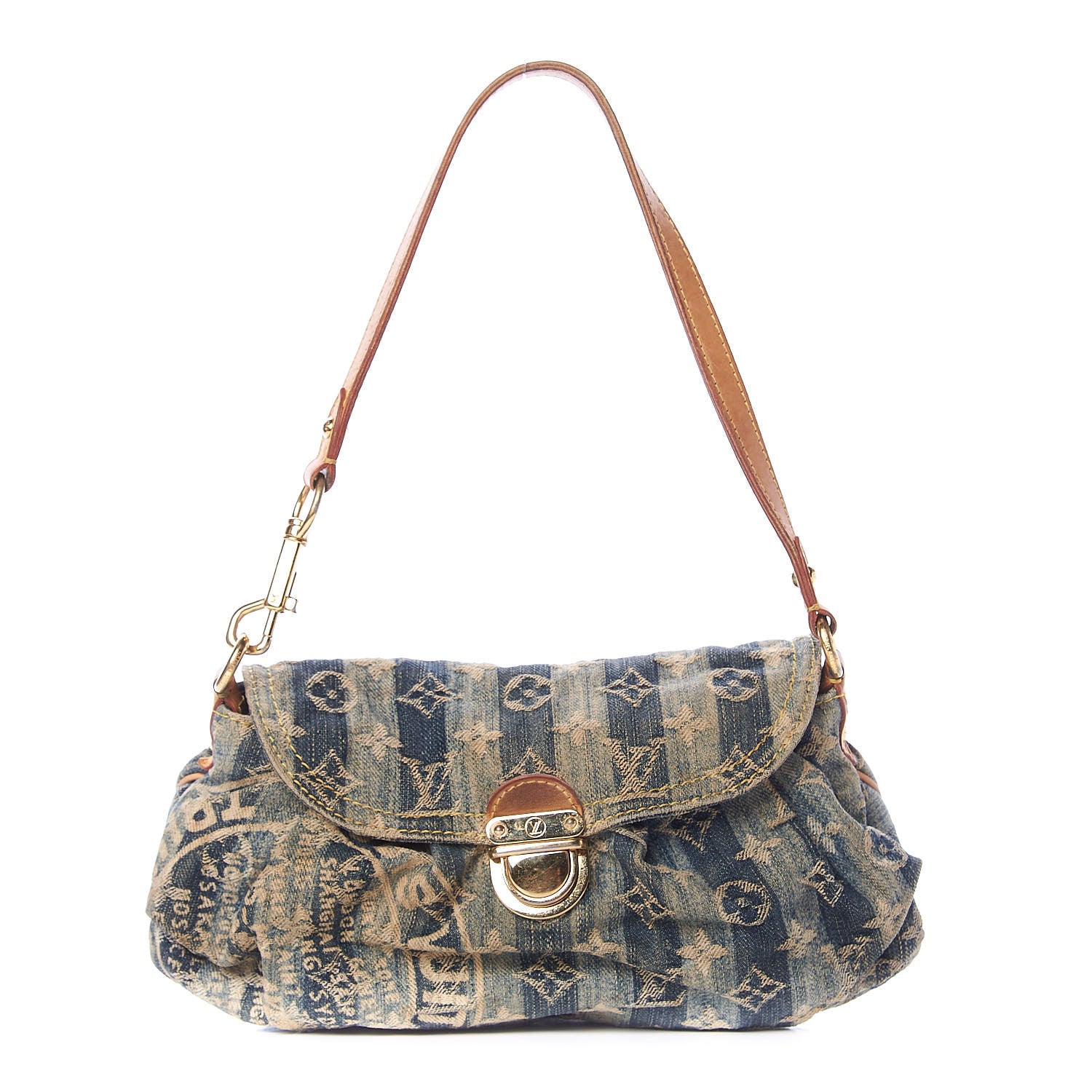 Louis Vuitton Denim Raye Mini Pleaty 1 of 9