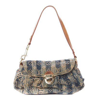Louis Vuitton Denim Raye Mini Pleaty 1 of 9