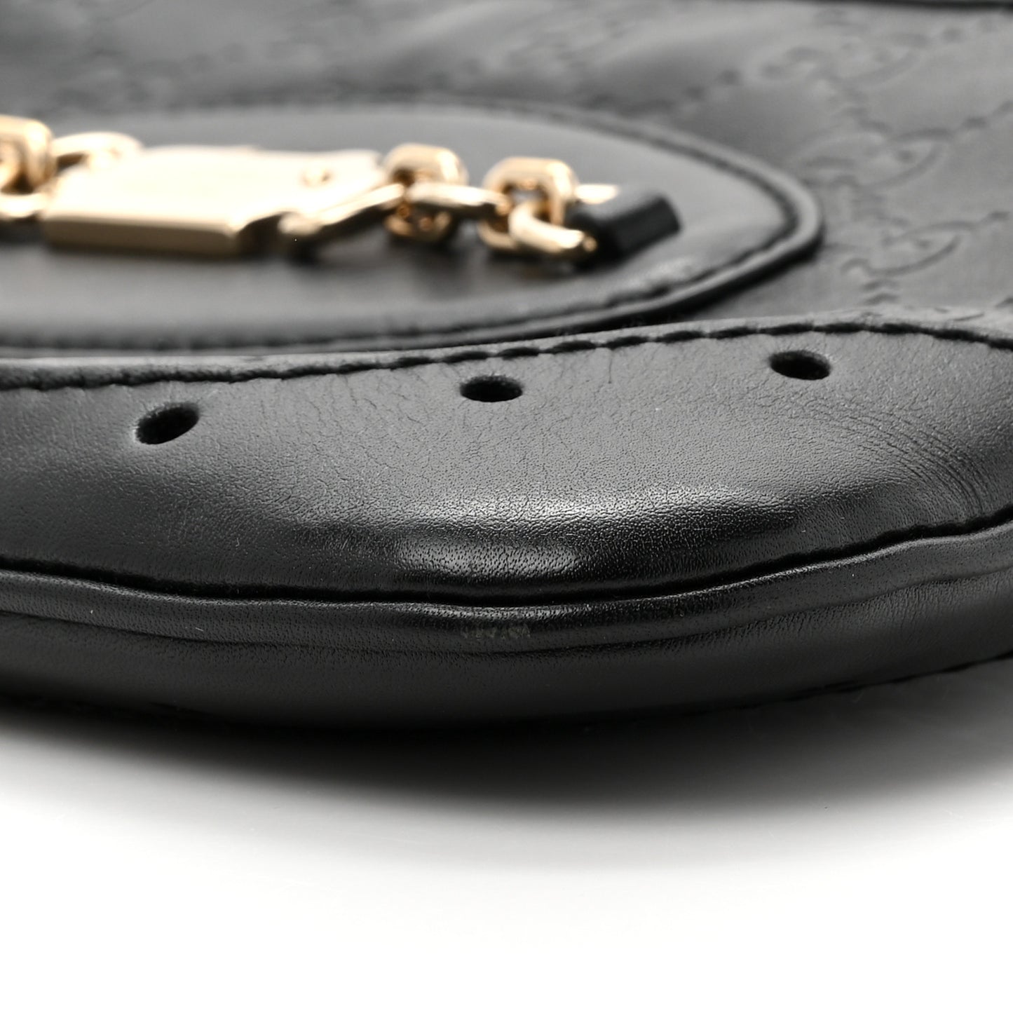 Guccissima Punch Hobo Black