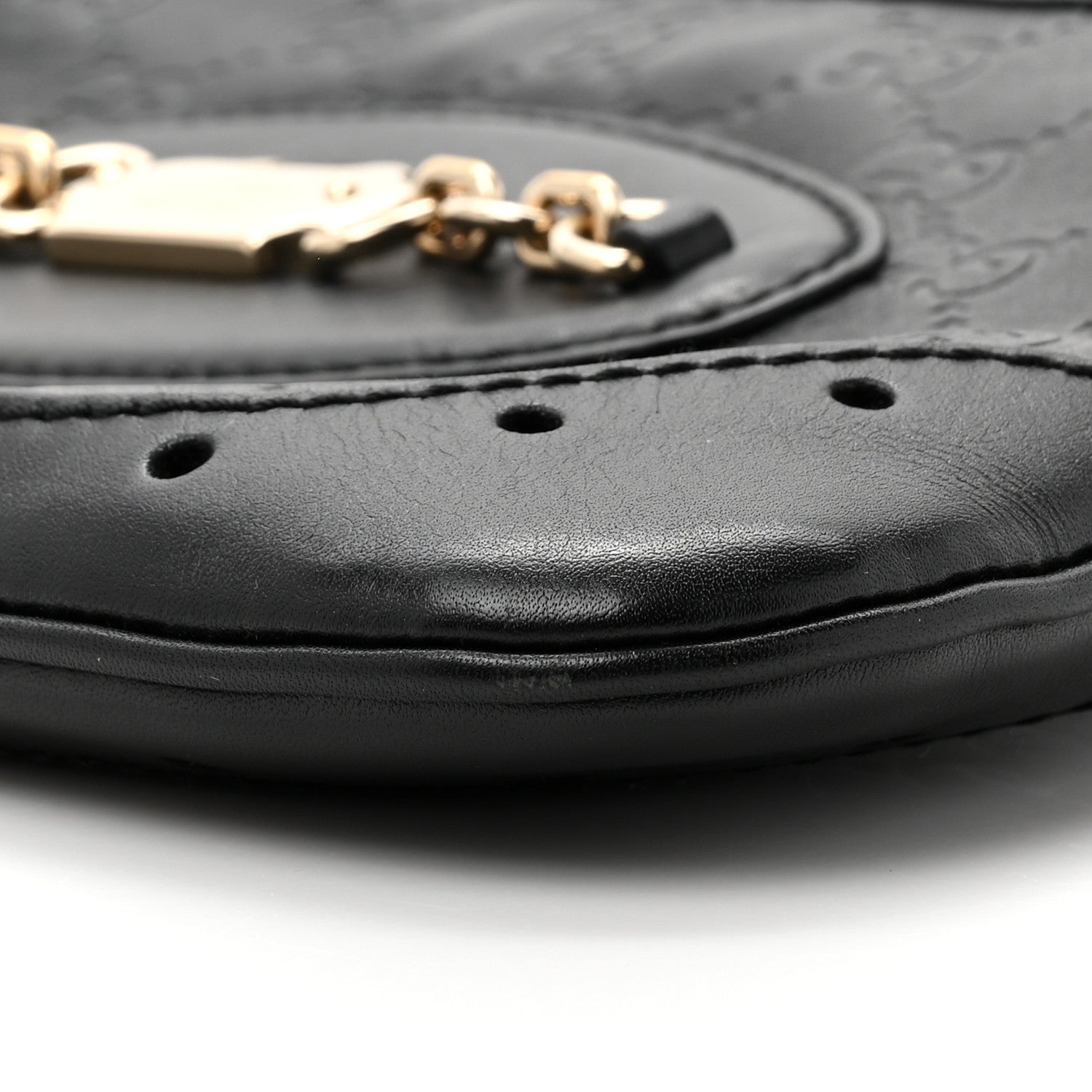 Gucci Guccissima Punch Hobo Black 9 of 12