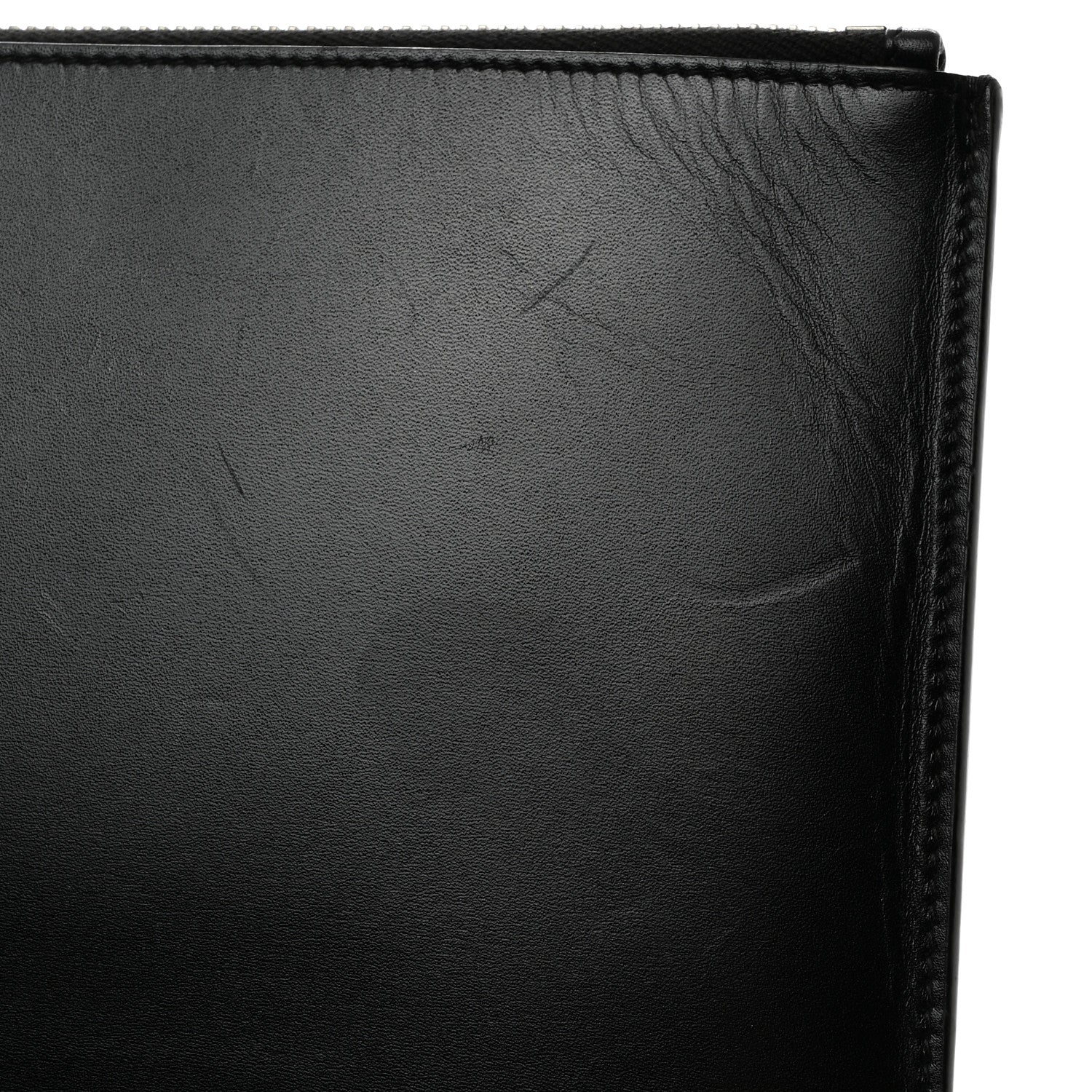Saint Laurent Calfskin Monogram iPad Case Black 8 of 12