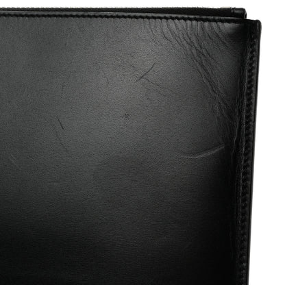 Saint Laurent Calfskin Monogram iPad Case Black 8 of 12