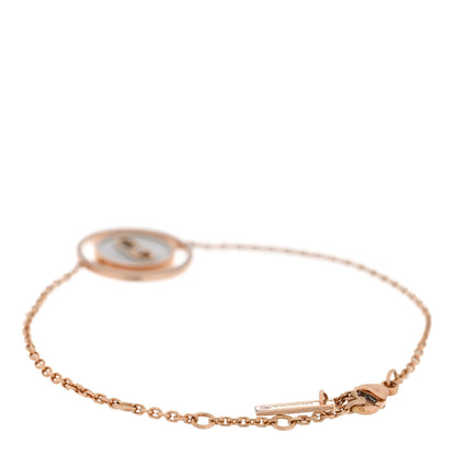 Messika 18K Rose Gold Diamond Mother of Pearl Small Lucky Move Bracelet 2 of 3