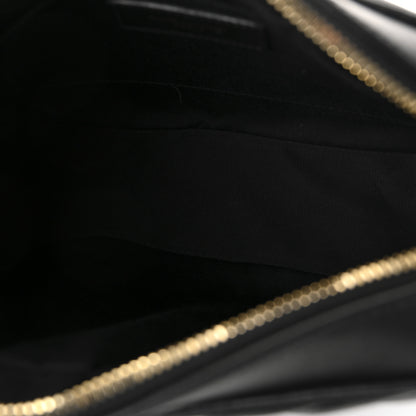 Saint Laurent Calfskin Matelasse Monogram Lou Camera Bag Black 5 of 9