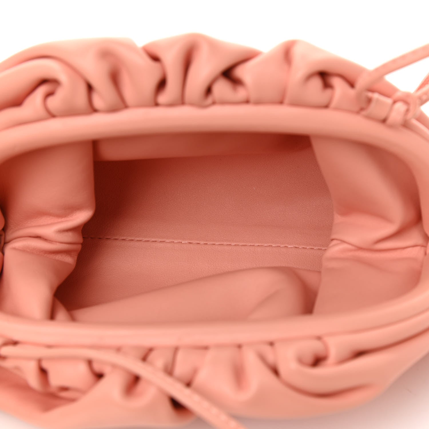 Bottega Veneta Butter Calfskin The Mini Pouch Peachy 5 of 10