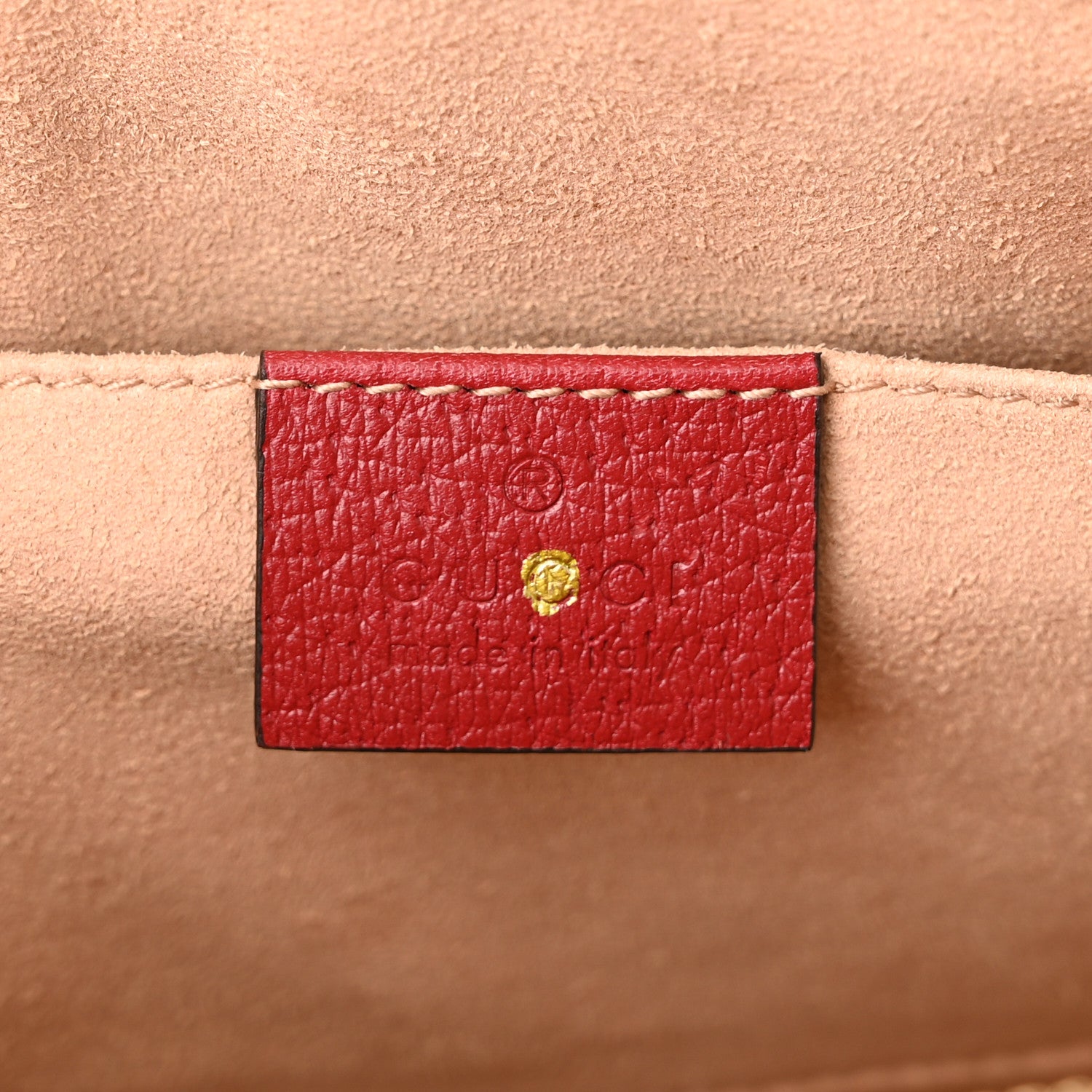 Gucci GG Supreme Monogram Flora Web Small Ophidia Tote Bag Red 9 of 10